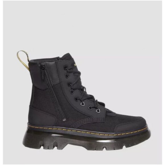 DR.MARTENS TARIK ZIP Leather Utility Boots Black New Size 7 - Picture 12 of 13